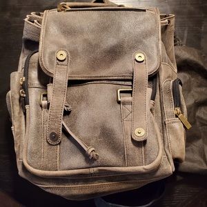 Claire Chase Leather Backpack